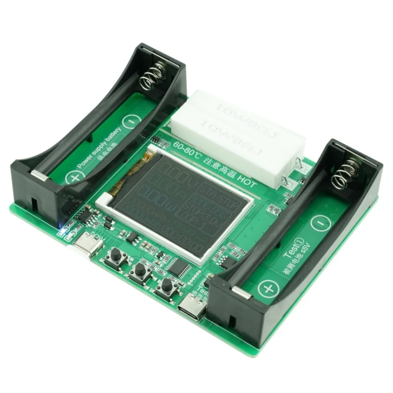 18650 Type-C LCD 4/1 Channel Display Battery Capacity Tester MAh Lithium Digital Battery Detection Module For Battery Testing