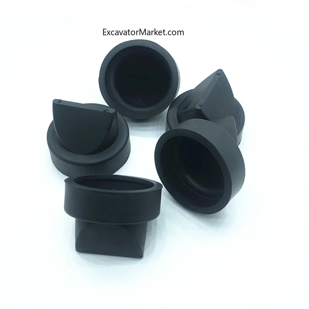 For SK ZX PC Daewoo Sany Doosan Hyundai CATERPILLAR CAT Excavator Air filter back cover duckbill Rubber cap Excavator Accessory