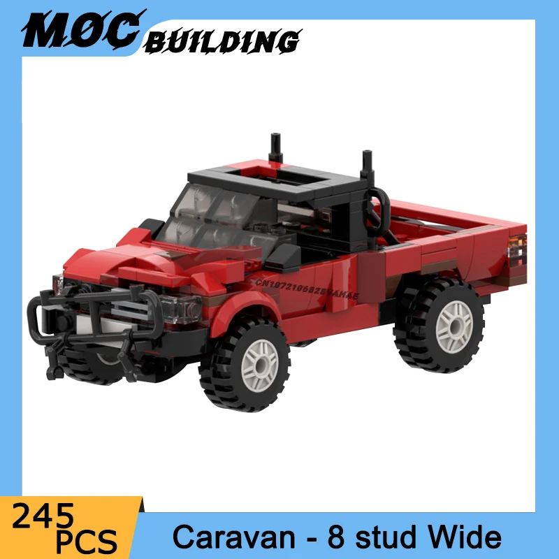 Beroemde Auto Programma Serie Model Stad Caravan Voertuig MOC Bouwstenen Creatief Speelgoed DIY Montage Bricks Collectie Kerstcadeaus