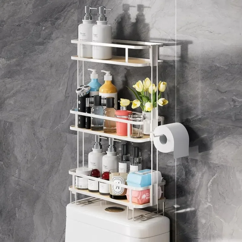 

Over Toilet Bathroom Organizer, Over the Toilet Storage Shelf, Bathroom Shelves Over Toilet, 3-tier Toilet Storage Rack, Behind