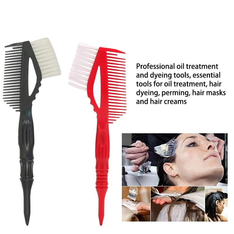 

1pc Hair Dying Brushes Soft Dye Brush Home DIY Hair Coloring Comb For Hairdressing Home Salon Hair Dyeing Brushes Combs