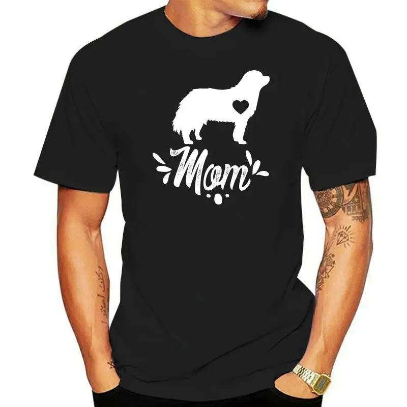 Day Gift-Women's T-Shirt-Black Bernese Mountain Dog Mom T-Shirt Mother's