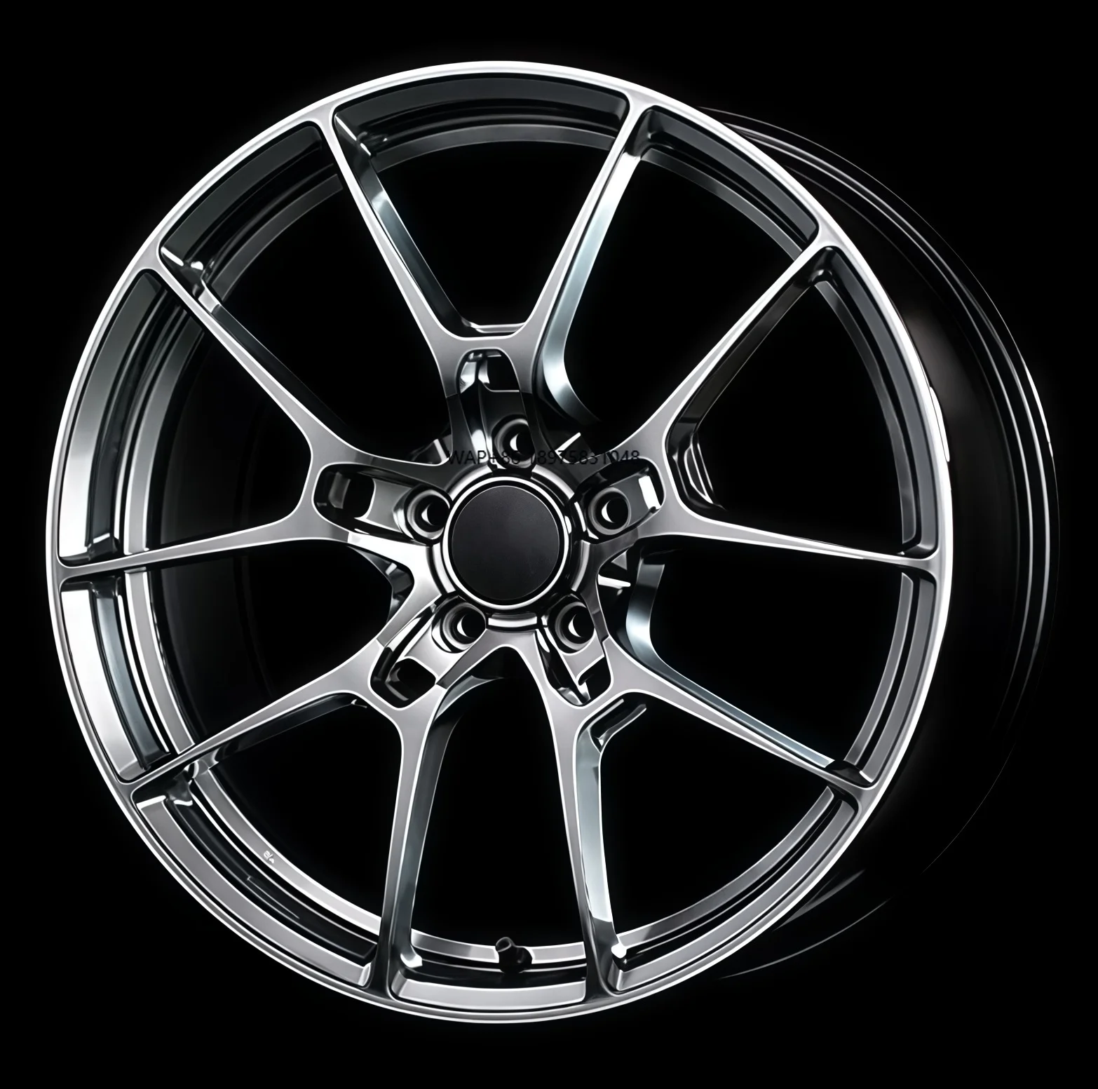 

15-24 Inch Custom Color Forged Aluminum Alloy Car Rims Black Spoke Design 5x112 5x114.3 5x120 Bronze
