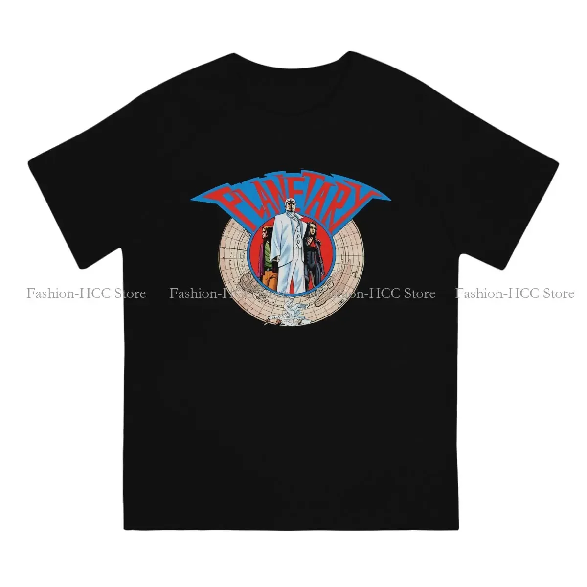 Captain Future Futuremen TShirt for Men Planetary Humor Summer Sweatshirts T Shirt High Quality New Design