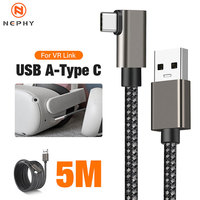 5M USB to USB C Link Cable for Oculus Quest 2 USB 3.0 Type C 5Gbps Data Transfer Quick Charge Cord for Headset VR Accessories