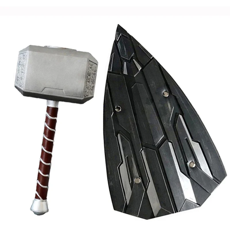 

1:1 cosplay Axe Hammer War Shield Weapons PU&Foam Kids Gift