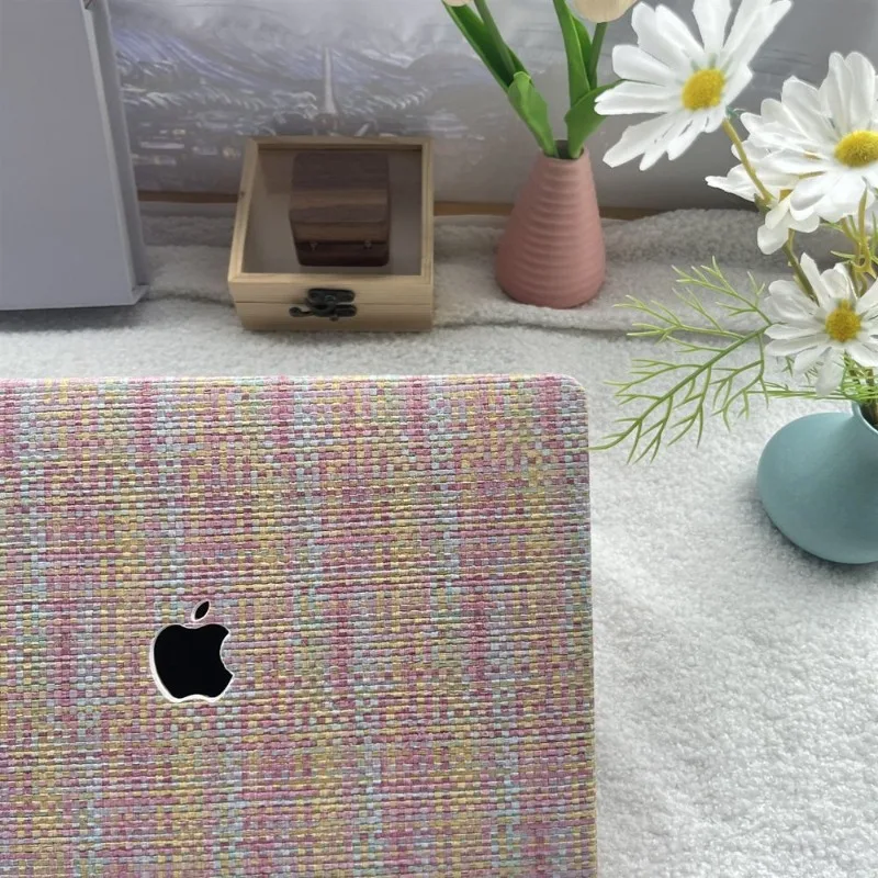 Suitable for MacBook Air Pro 13 14 15 Inch Laptop Case PU Leather Slim Protective Cover Macbook Case