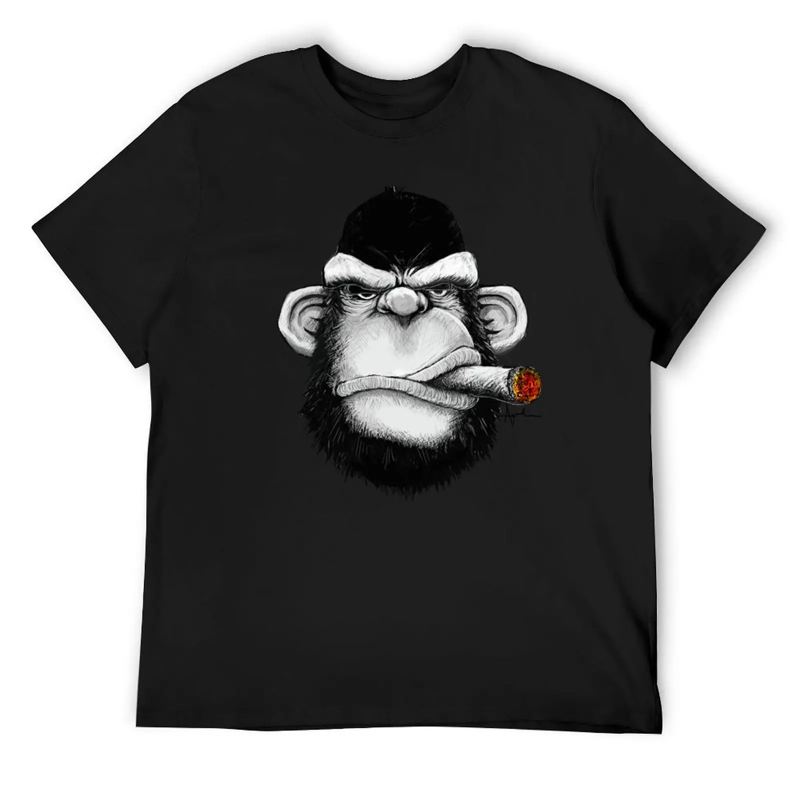 

Cigar Monkey T-Shirt baggy shirts summer shirt custom t-shirts mens graphic t-shirts pack