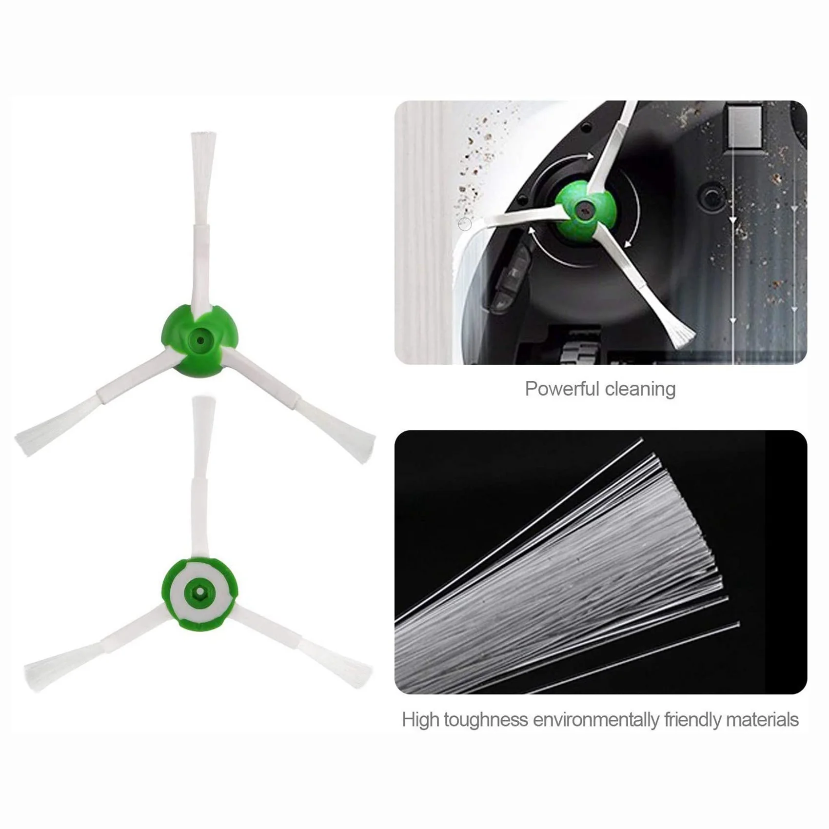 아이로봇 룸바 I7 E5 E6 I 시리즈용 헤파 필터 사이드 브러시, 로봇 진공 청소기 교체 예비 부품 액세서리