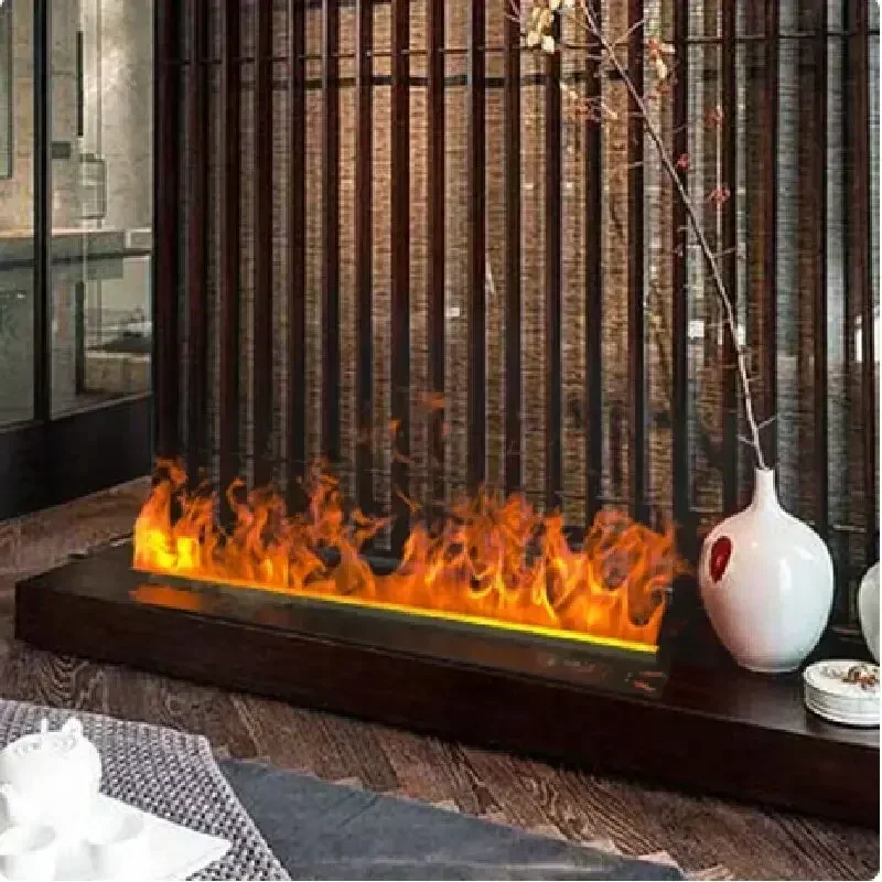 

3D Colorful Flame Humidified Atomization Fireplace Water Replenishment Steam Vapor Electric Fireplace Chimenea Electrica