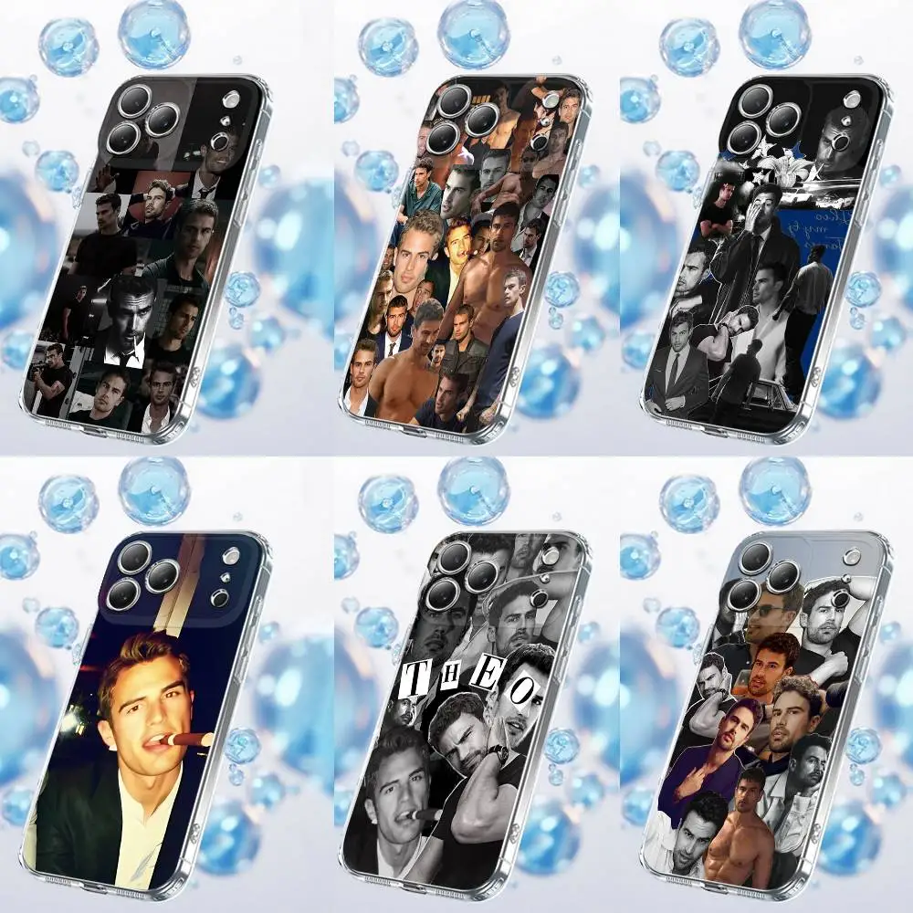 

Actor T-Theo James Collage Phone Case For iPhone 17,16,15,14,13,12,11 Plus,Pro,Max,Plus,E,SE4,Air,Mini Transparent