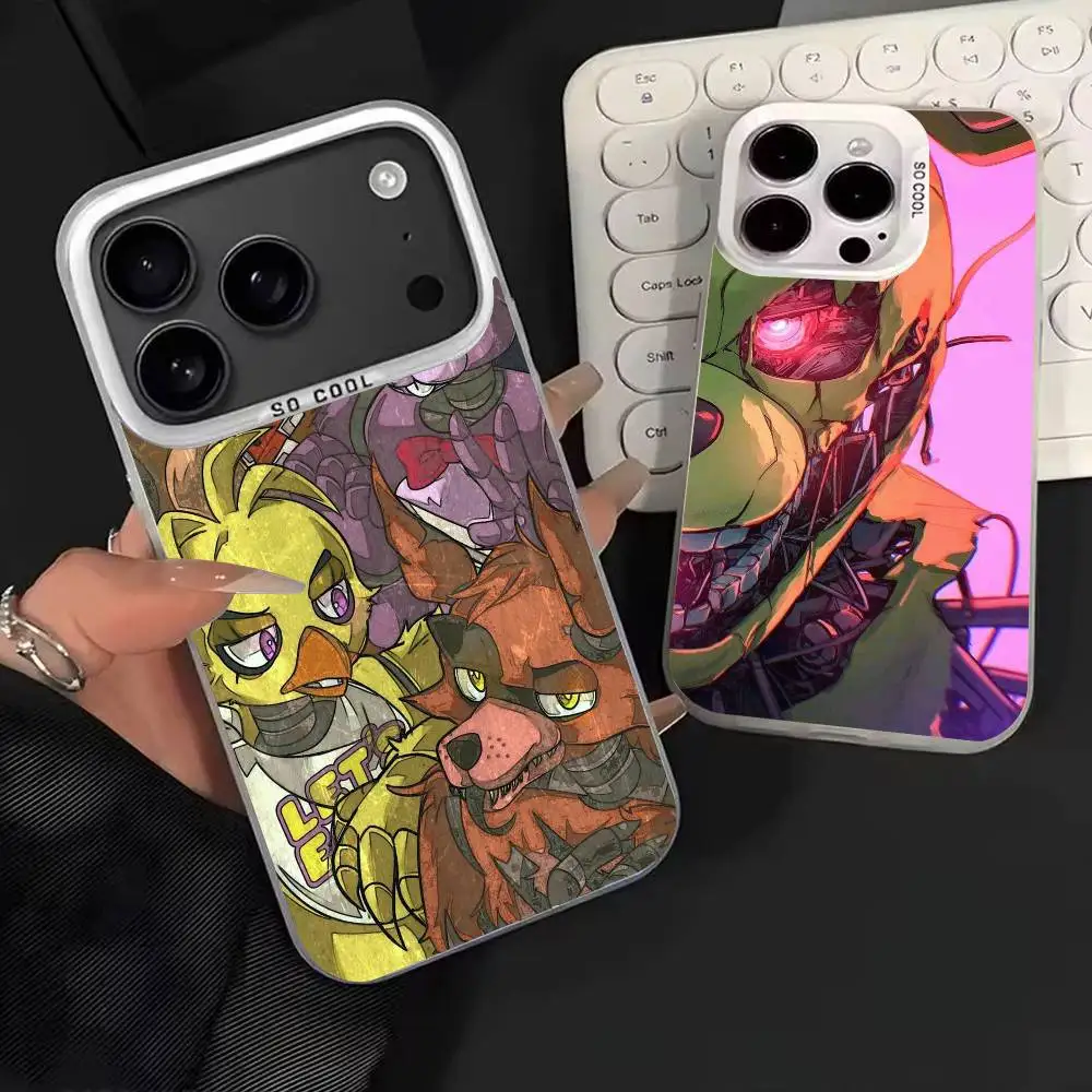 

Five-Nights-At-Freddys F-Fnaf Game Phone Case For iPhone 17,16,15,14,13,12,11,Mini,Pro,MAX Matte Shockproof Phone Case