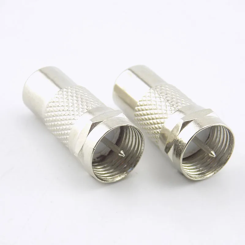 2/5/10pcs RF F Male female TV Plug to RCA male Female Jack Coaxial Coax Adapter AV Connector converter for Coaxial cable plug t1