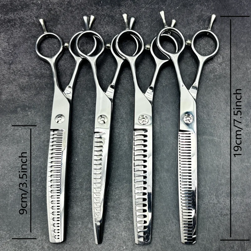 Wingsbro 7'' Curved Chunkers Shears Curved Thinning Shears