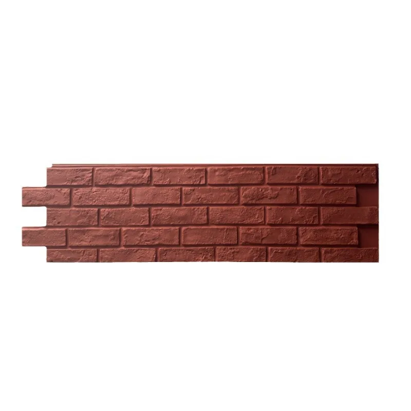 

PU cultural brick tile red antique blue background wall Chinese villa exterior wall cultural stone