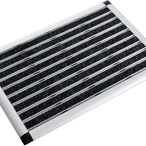 Aluminium Outdoor Doormat | High Cleaning Power Metal Look Doormat