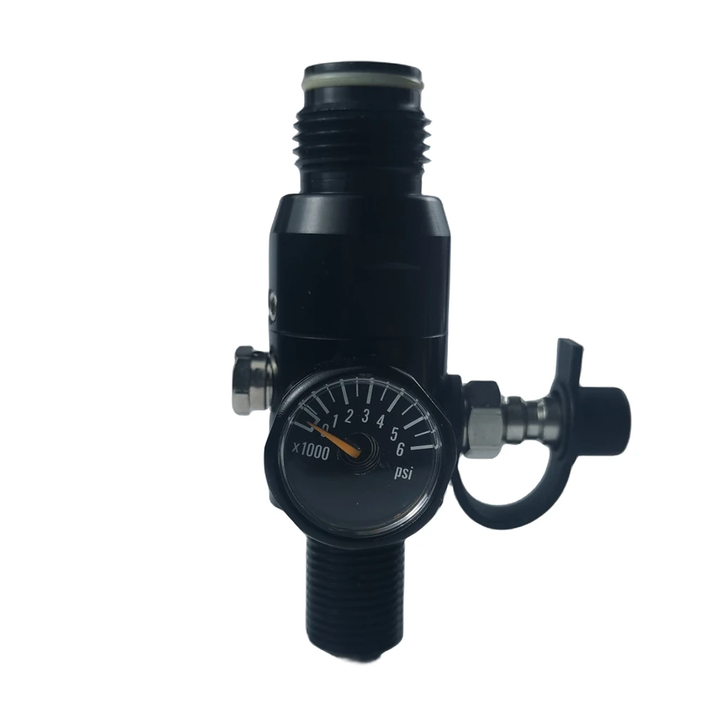 M18x1.5 or 5/8-18UNF 4500psi AIr Cylinder Tank HPA Regulator Output 800psi 1800psi Pressure Reducing Valve