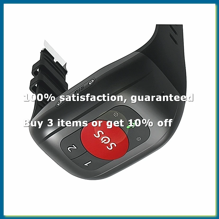 ●Elderly 4G SOS Watch GPS Tracking Wristband Bracelet Emergency Alarm GPS Tracking Heart Rate Blood Pressure Monitor-B