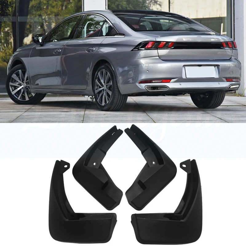 for Peugeot 508 L 508L 2019 2020 2021 Mudguards Mudflap Fender Mud Flap Flaps Splash Guards Accessories Car styling 4 PCS