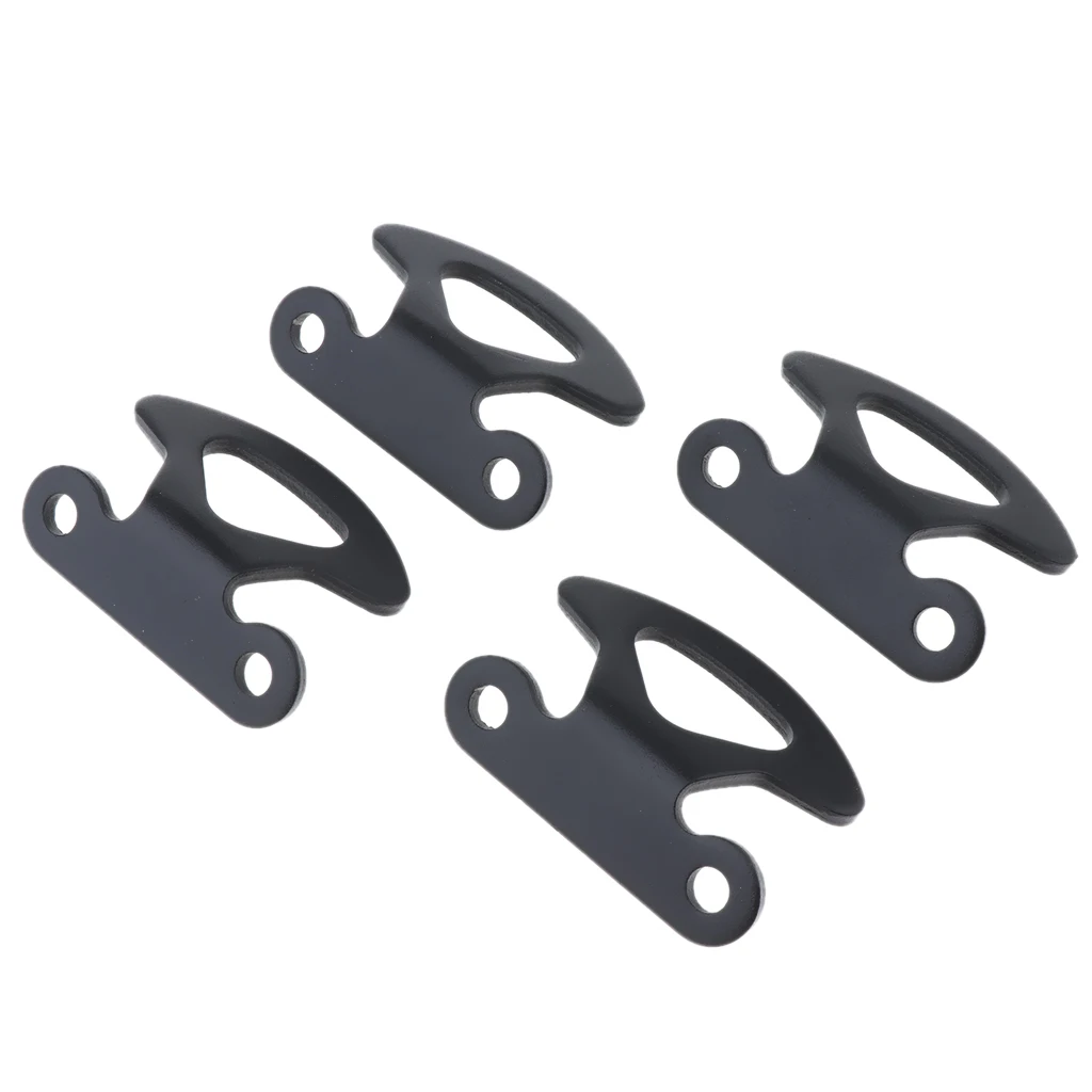 4 pcs/pack Truck Bed Pickup Box Black Tie Down Hooks for Ford