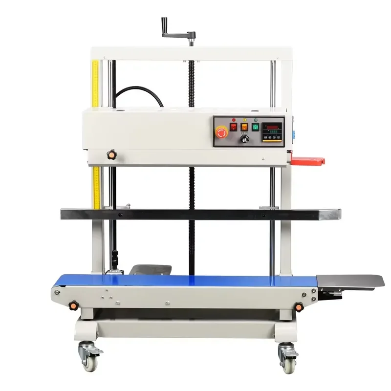 Fr-1100 Automatic Vertical Heavy-Duty Continuous Band Sealer Large Plastic Bags Foil Film Heat Sealing Gear Core Component