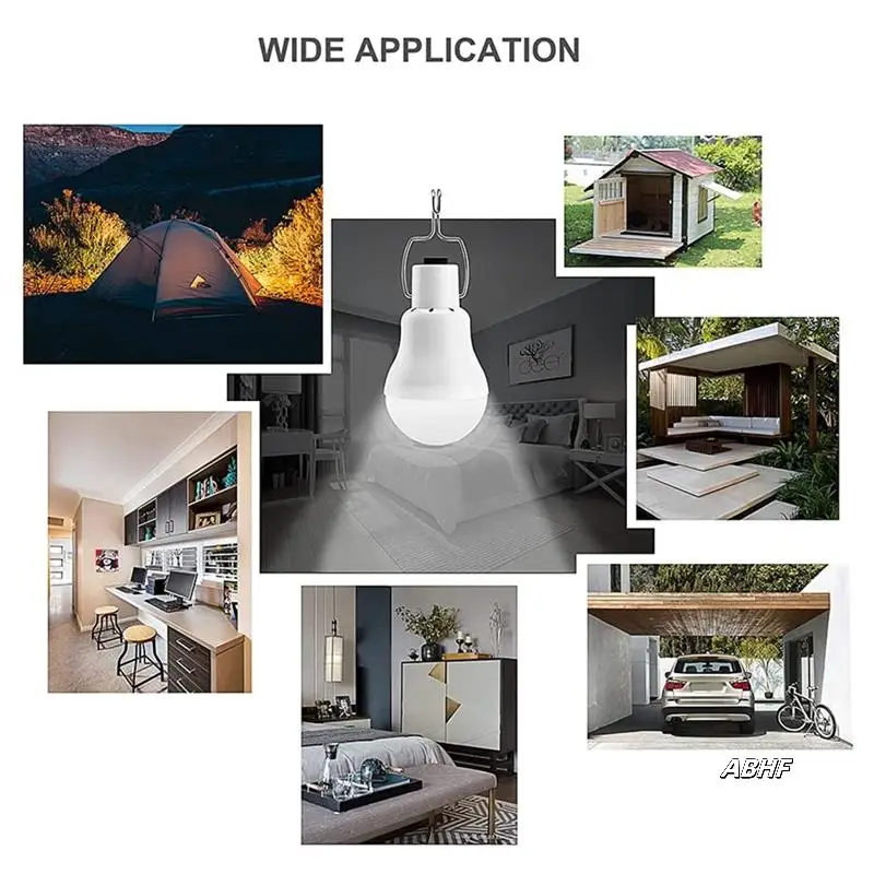 

1Set Solar Rechargeable Emergency Light Sensing Remote Control Camping Light ABS