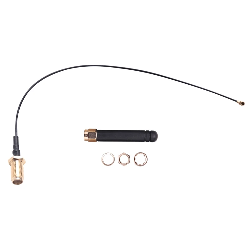 Antena Pigtail para Lora, 3Dbi, Módulo Wi-Fi e Internet de Fino, U.Fl Ipex para Sma Connector, 4PCs, 868-915Mhz