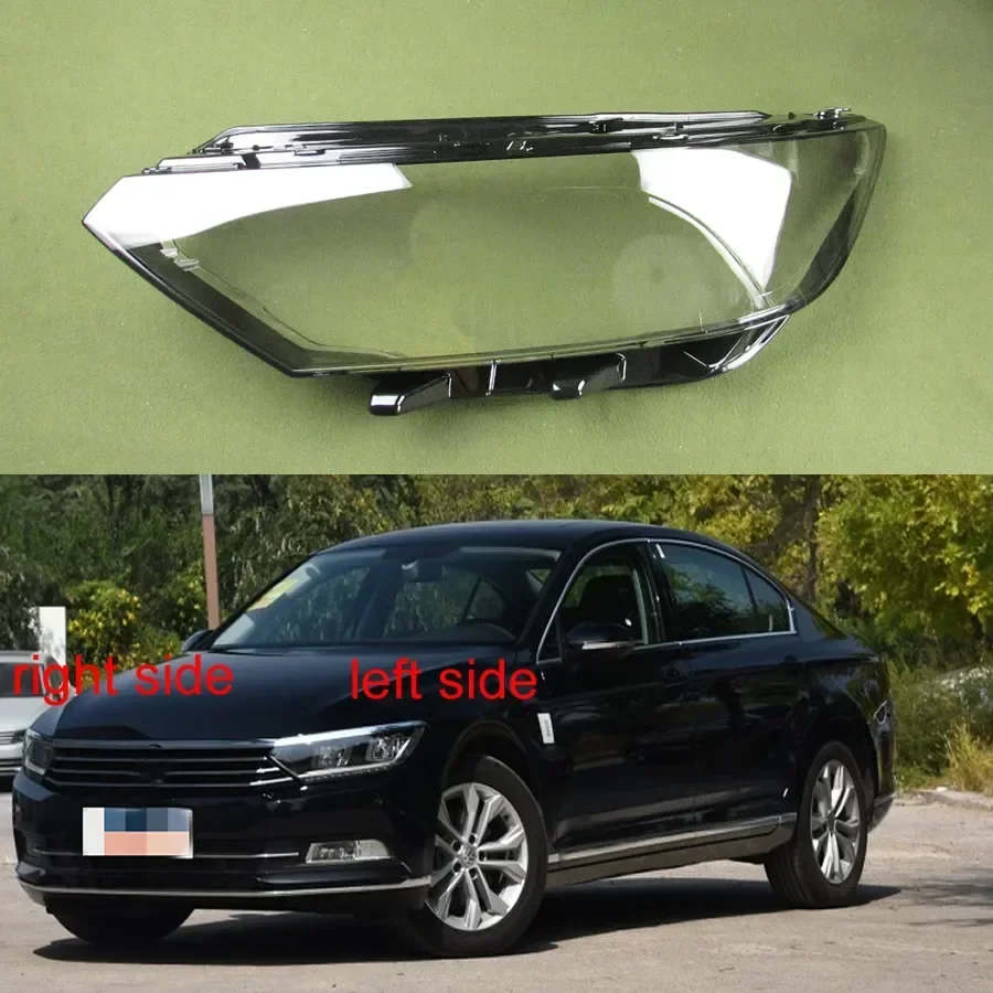 For VW Magotan / Passat B8 2016 2017 2018 LED Car Accessories Headlight Lens Cover Transparent Mask Headlamp Shell Plexiglass