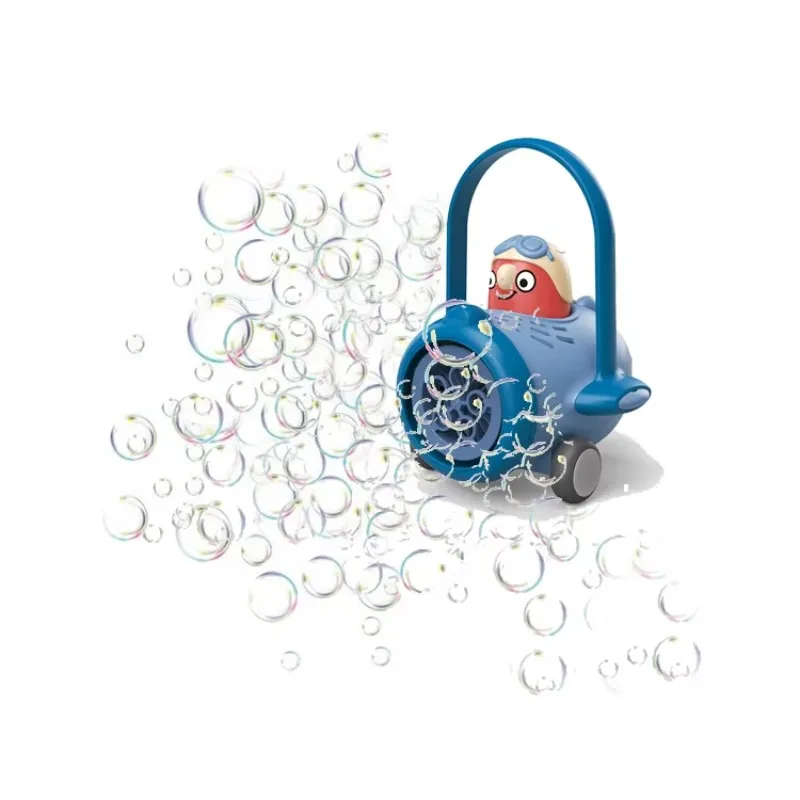 

Wholesale Outdoor Bubble Blower Toys Automatic Electric Plastic Bubble Children's Music Bubble Machine Toys