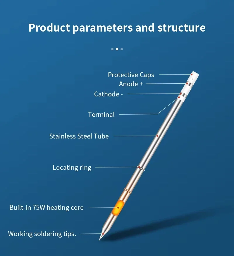 T12 Soldering Iron Tips Welding Tools Electric Soldering Iron For Hakko FX951 T12 Soldering Station Kits image 4