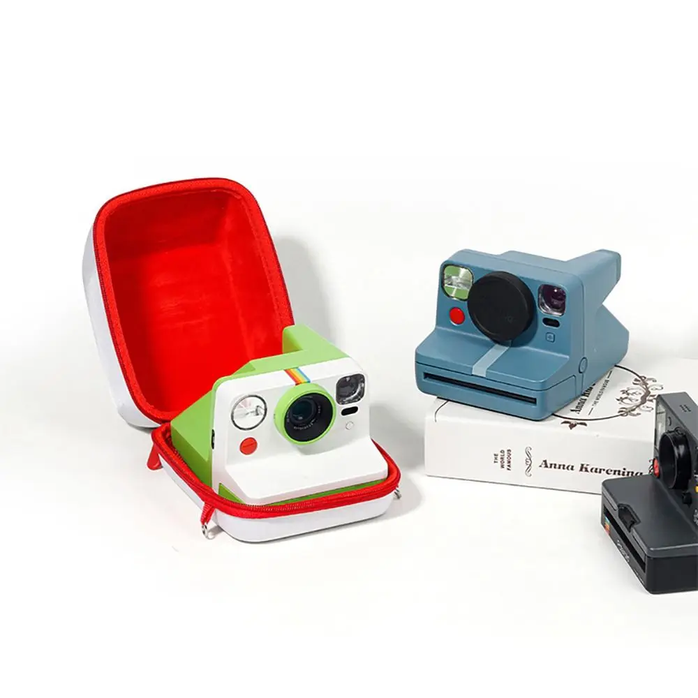 Shockproof Instant Camera Storage Bag Anti-Drop Hard Carrying Case Portable Wear Resistant Protective Cover for Polaroid Go