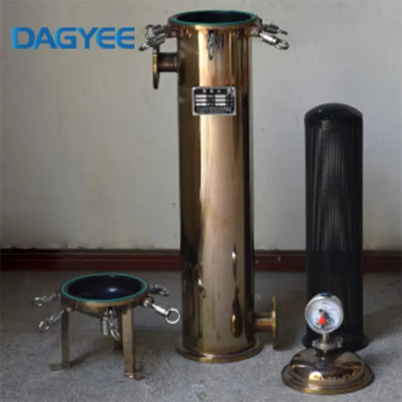Industrial Grade Precision Water Treatment System High Flow Liquid Cartridge Filter Housings
