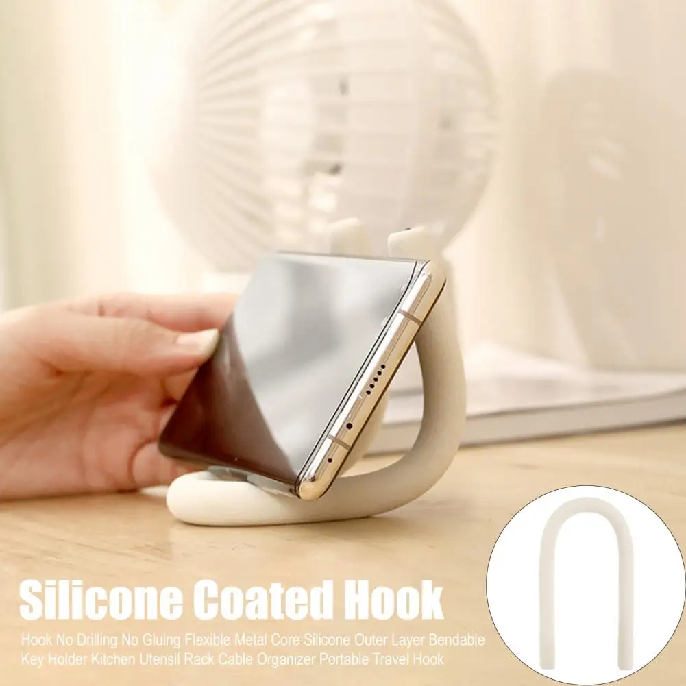 

Multifunctional Bendable Hook Multifunctional Bendable Hanging Hook Flexible S-shaped U-shaped Portable Hanger Home Office