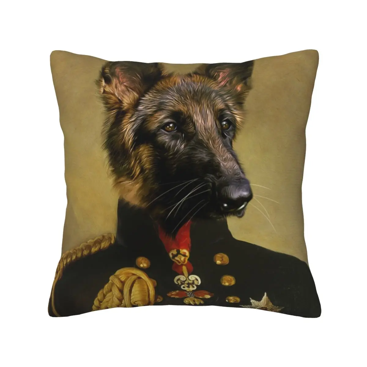 German Shepherd polyester Digital printing 20x20in pillows for living room Cushion Cover Drop Shipping