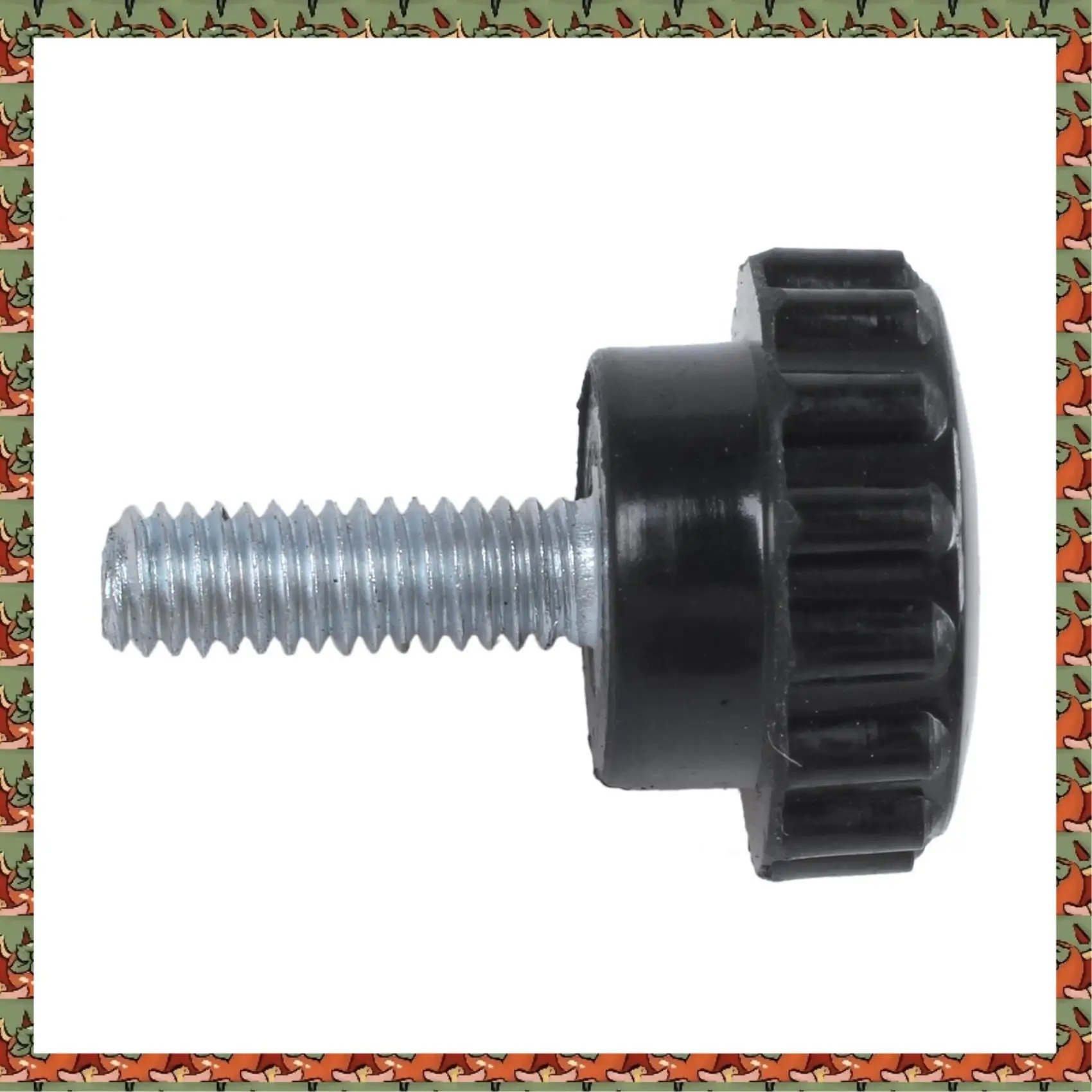 

ABLQ 12 Pcs M4X10 Threaded Knurled Thumbscrew Grip Knobs Thumb Screw