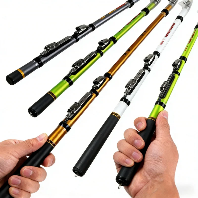 1.5 Meter 2.4 Ultra-light, Hard-action, High-elasticity, Multi-size Fishing Rod for Both Sea and Freshwater Fishing, Suitable fo