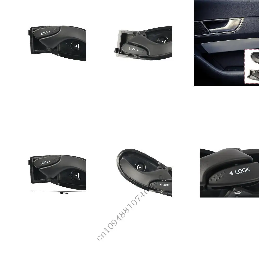 Black Textured Inside Door Pull Handle Works With Transit Models 