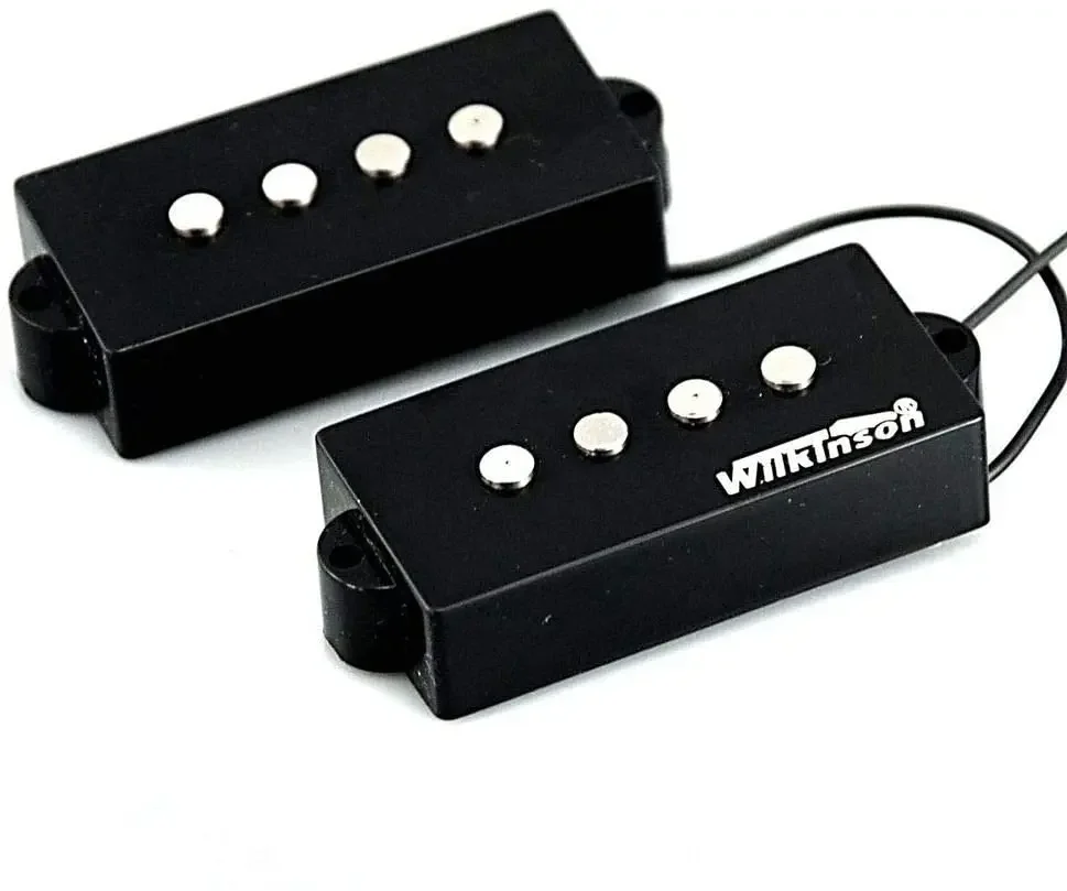 ويلكنسون WPB AlNiCo V Bass Pickups for Precision Bass (PB) - جيتار كهربائي مكون من 4 أوتار