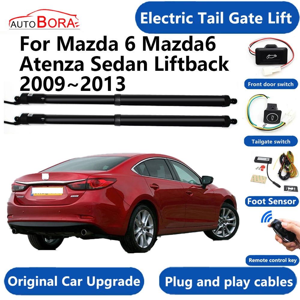 Sistema de elevación de puerta trasera eléctrica para coche, Kit de puerta trasera eléctrica, abridor automático de puerta trasera para Mazda 6 Mazda6 Atenza Sedan Liftback