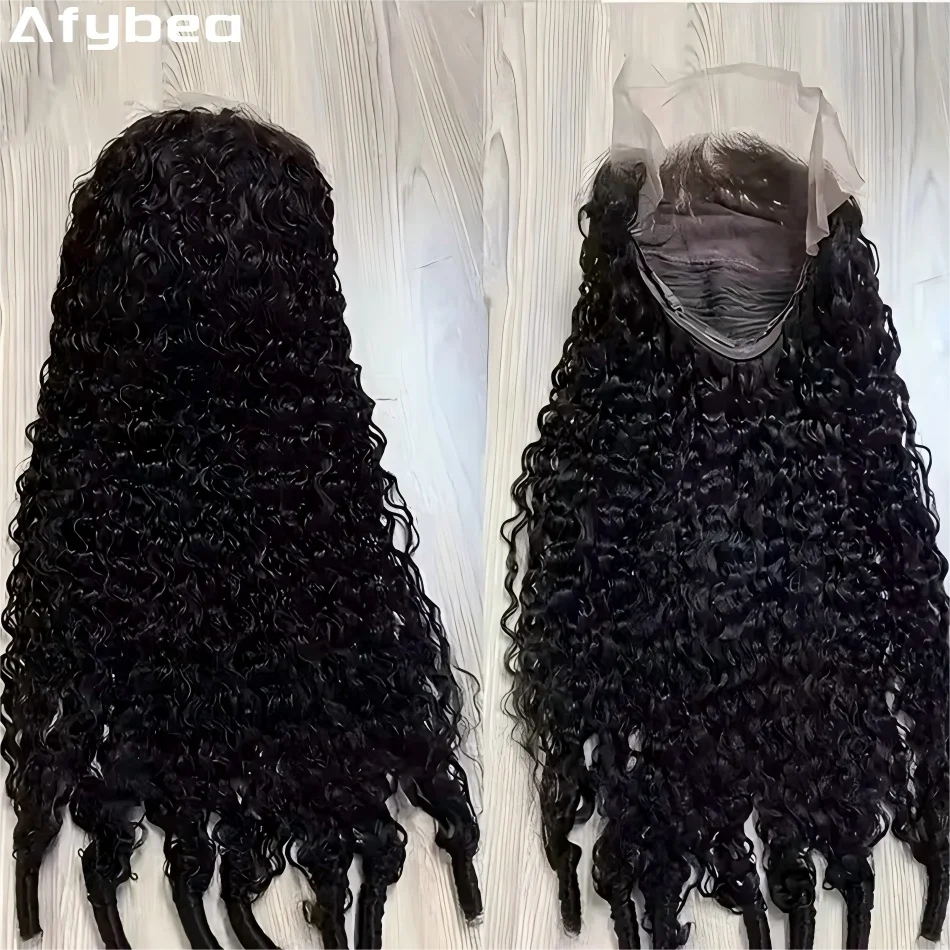 30 40 pouces perruque bouclée birmane cheveux humains 13X6 Hd dentelle frontale perruque transparente dentelle avant perruque 250 densité cheveux brésiliens pour les femmes