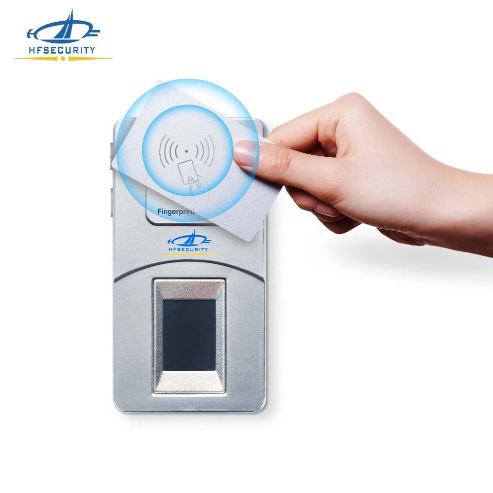 HFSecurity HF7000 Support Android Windows IOS Linux Systems Free SDK Wireless Fingerprint Scanner NFC RFID Card