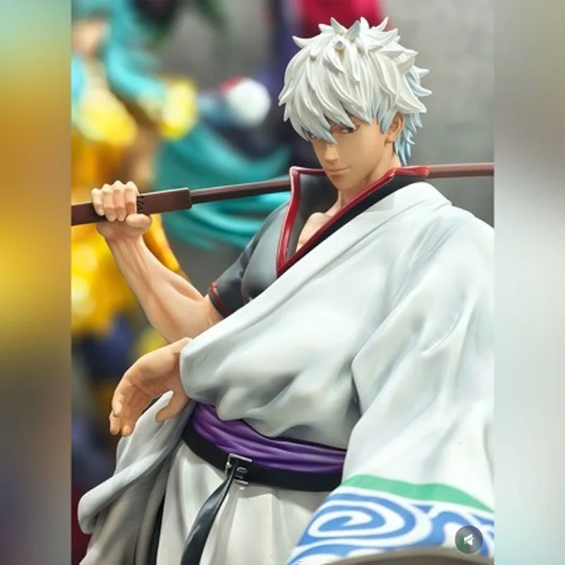 Anime Gintama Figur Sakata Gintoki Actionfiguren Puppe Schreibtischdekoration Statue Sammlerstück Modell Kinderspielzeug Geburtstagsgeschenke