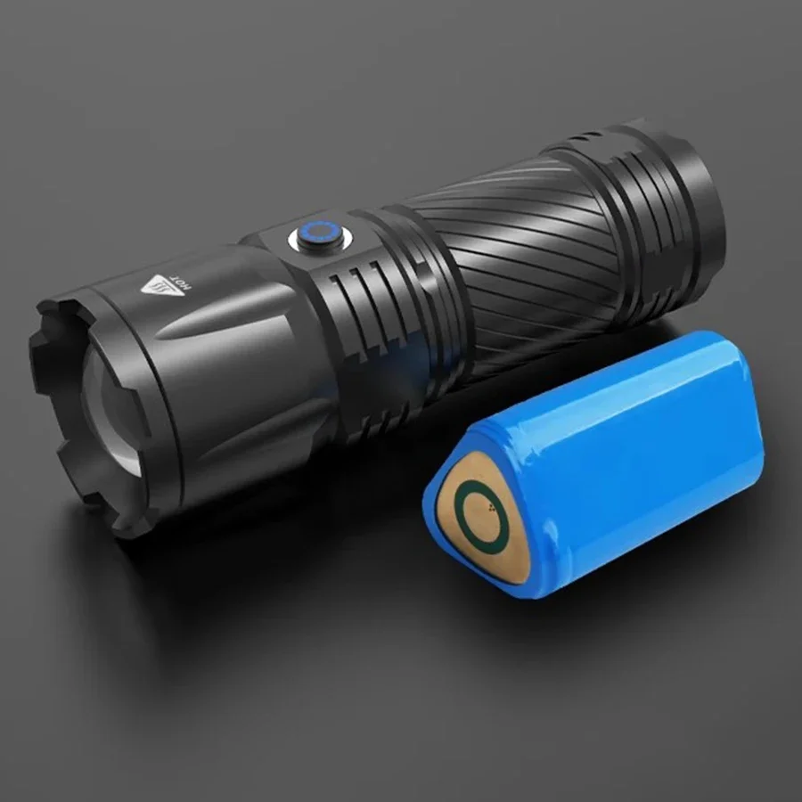 

Telescopic Baton Flashlight Charger Diving Waterproof Defense High Lumen Cute Mini Torch Outdoor