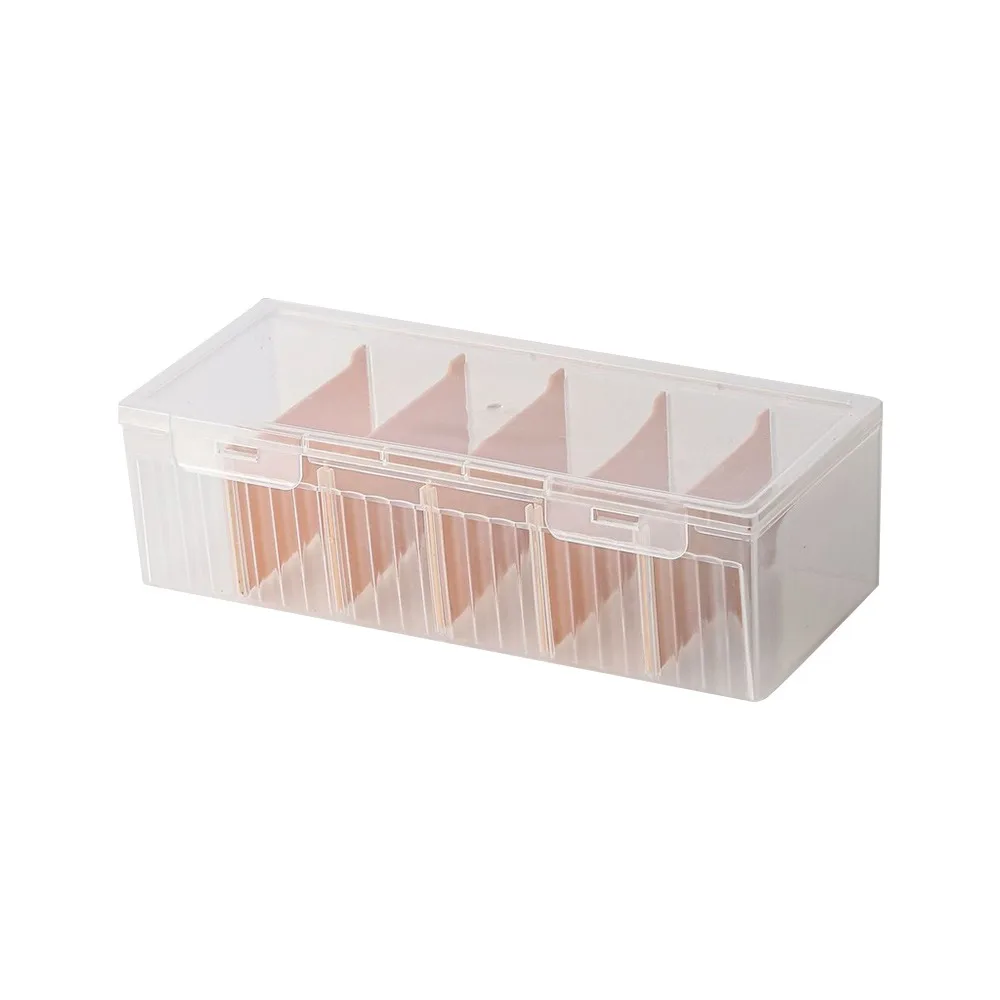 New Large Capacity Card Storage Box with Lid Dustproof Data Cable Organizer Division Box