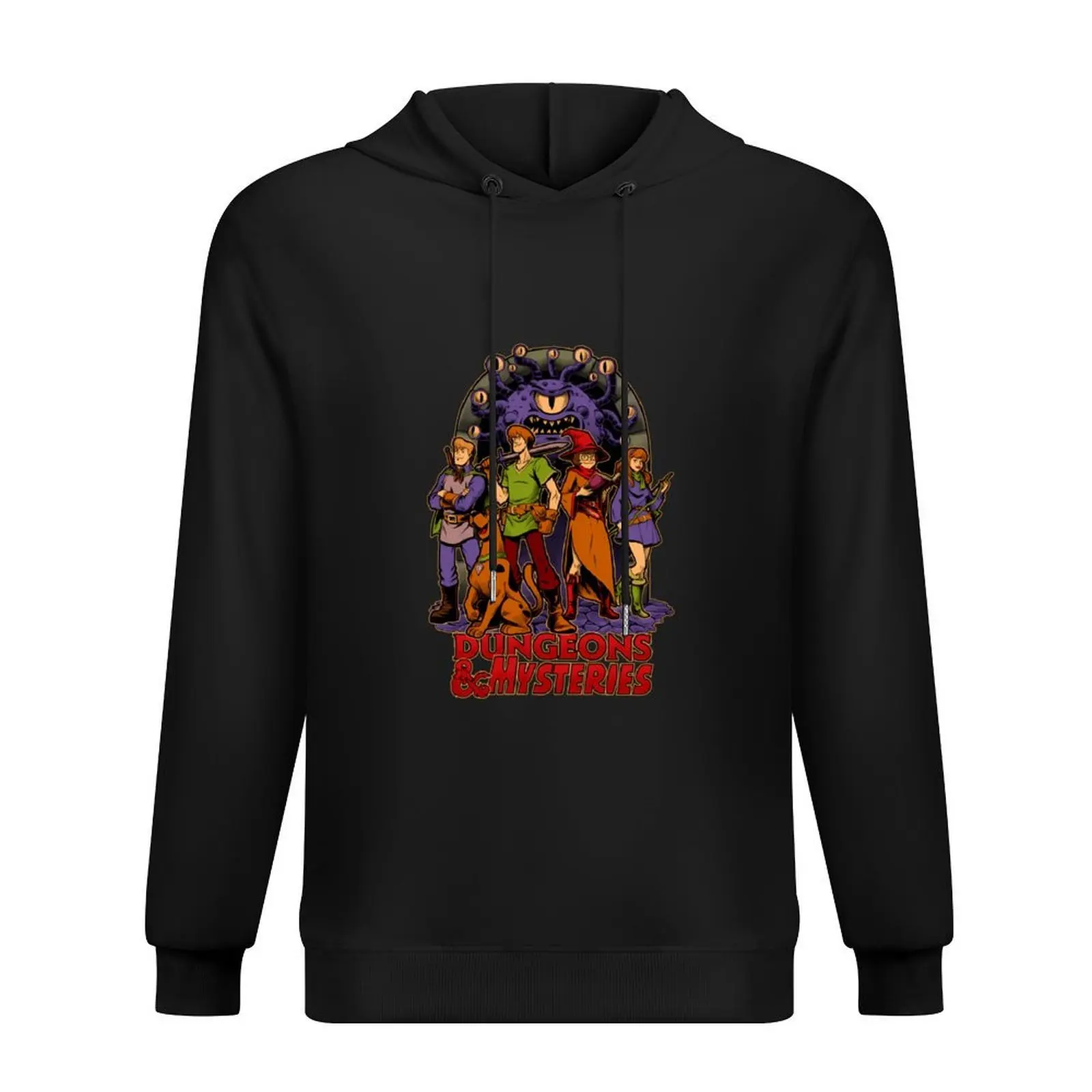 

Dungeons And Mysteries, Rpg Vintage Dog Cartoon Hoodie mens clothes men's clothing blouse mens hoodies
