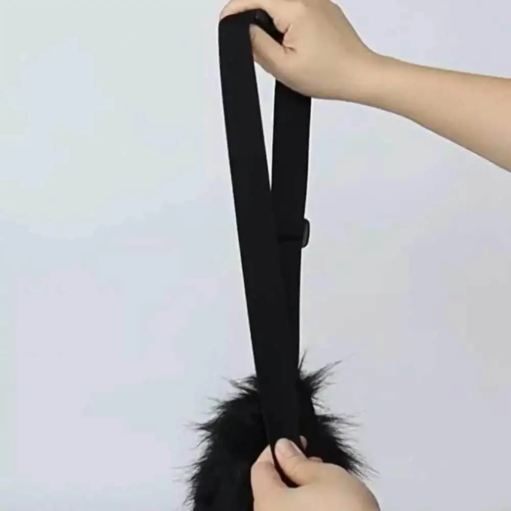 Furry Cat Fox Mask Christmas Party Cat Fox Cosplay Costume Mask Tail Paws Set