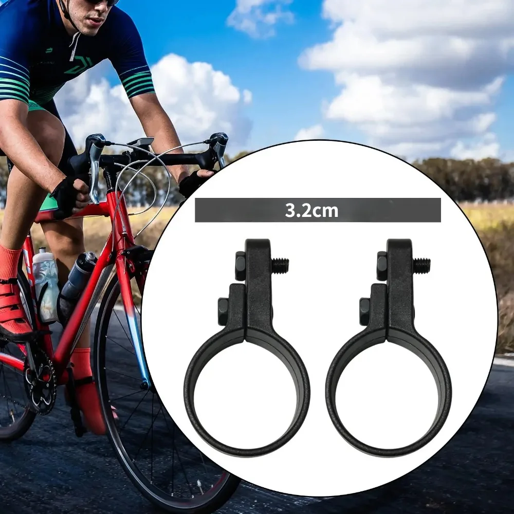 2pcs Hidden Protective Bracket Bicycle Reflector Bike Reflective Warning Sign Anti-Theft Tracker Accessories