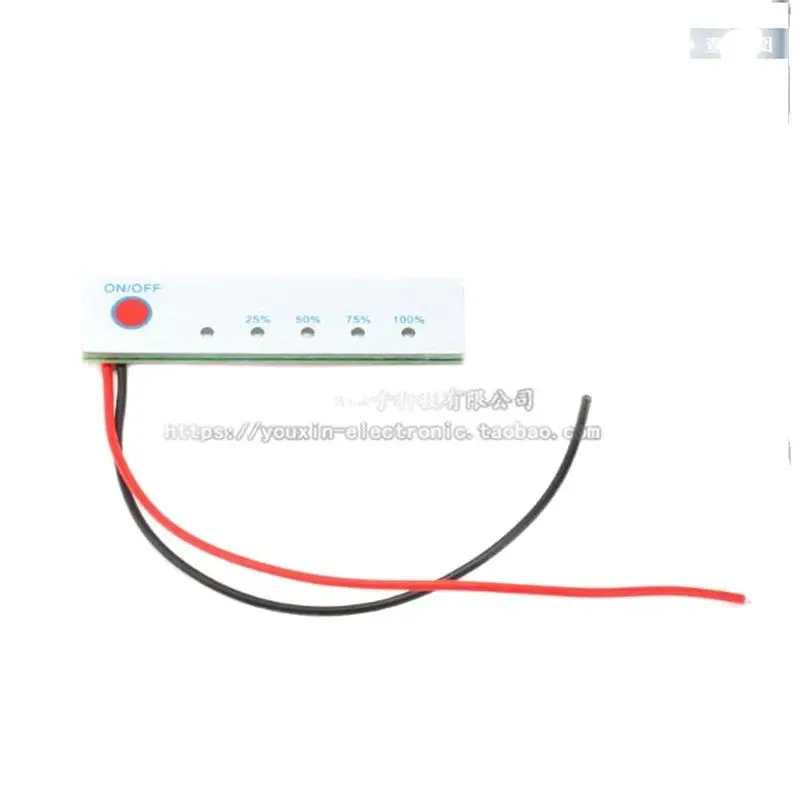 충전 및 방전을 위한 5레벨 LED 전원 표시기를 갖춘 3스트링 12V 리튬 배터리 전원 디스플레이 보드