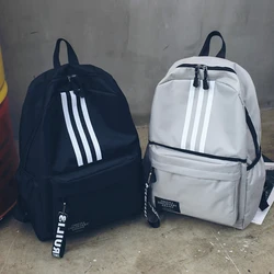 Bolsa de lona Unisex para adolescentes, mochila de gran capacidad para estudiantes, bolsa de viaje, bolsa escolar pequeña y ligera para niños, estilo Harajuku, nuevo