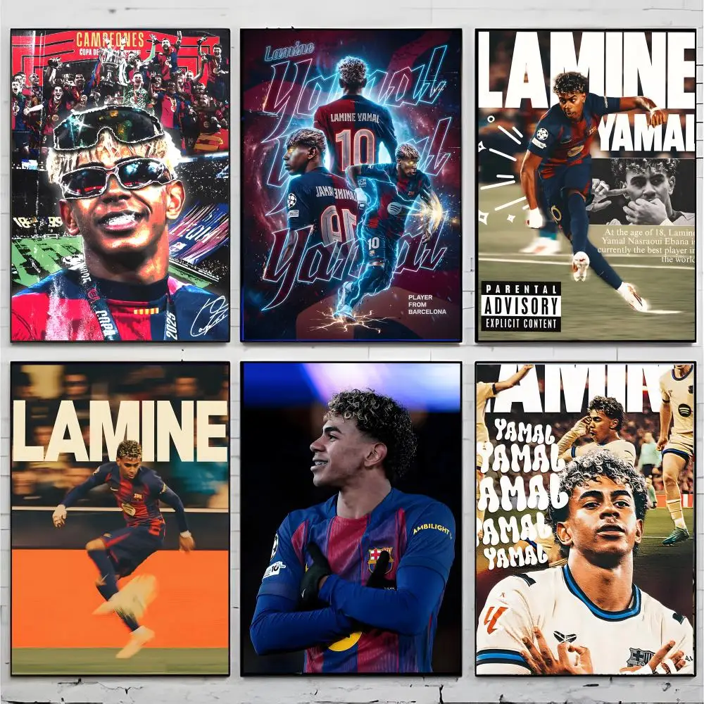 Football Player Y-Lamine Yamal Poster Superior Home Space Pub Indoor Decorative Art & Home Decor